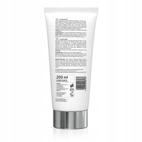 APIS Platinum Gloss Maska odmładzająca żelowa 200ml APIS Platinum Gloss Maska odmładzająca żelowa 200ml