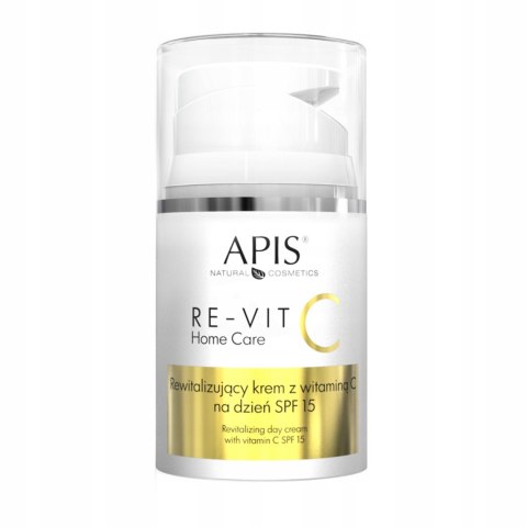 Apis RE-VIT C HOME CARE krem z witaminą C na dzień SPF 15 / 50 ml Apis RE-VIT C HOME CARE krem z witaminą C na dzień SPF 15 / 50 ml
