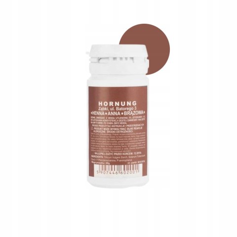Henna proszkowa ANNA Hornung brązowa 20g