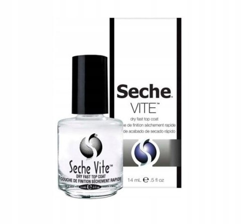 Seche VITE DRY FAST TOP COAT Szybkoschnący lakier ochronny do paznokci 14ml