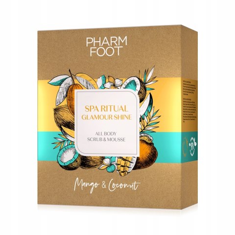 Victoria Vynn PHARM FOOT Spa Ritual Glamour Shine Mousse i Peeling 2x120ml Victoria Vynn PHARM FOOT Spa Ritual Glamour Shine Mousse i Peeling 2x120ml