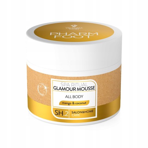 Victoria Vynn PHARM FOOT Spa Ritual Glamour Shine Mousse i Peeling 2x120ml Victoria Vynn PHARM FOOT Spa Ritual Glamour Shine Mousse i Peeling 2x120ml
