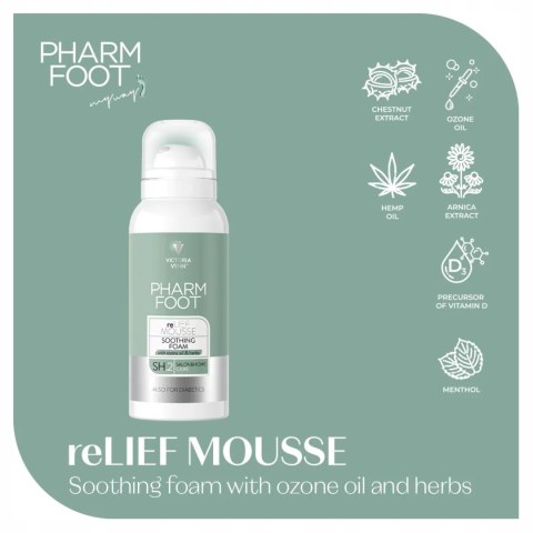 Victoria Vynn Pharm Foot reLIEF MOUSSE 105ml Victoria Vynn Pharm Foot reLIEF MOUSSE 105ml