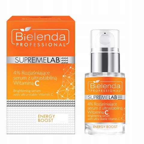 BIELENDA Energy Boost 4% Rozjaśniające serum z ultrastabilną witaminą C BIELENDA Energy Boost 4% Rozjaśniające serum z ultrastabilną witaminą C