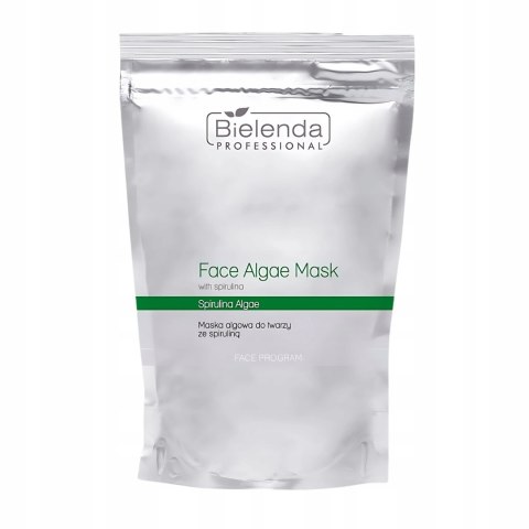 Bielenda Maska algowa do twarzy ze spiruliną 190g Bielenda Maska algowa do twarzy ze spiruliną 190g