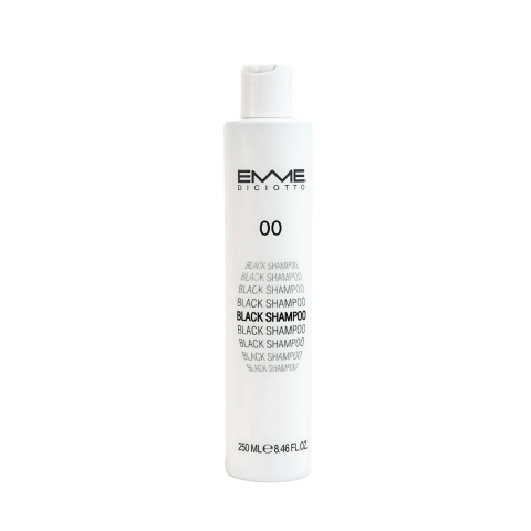 Emme Diciotto 00 Black Shampoo Szampon z czarnym pigmentem 250ml Emme Diciotto 00 Black Shampoo Szampon z czarnym pigmentem 250ml