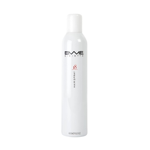 Emme Diciotto 18 Hair Spray Lakier do włosów o silnym utrwaleniu 400ml Emme Diciotto 18 Hair Spray Lakier do włosów o silnym utrwaleniu 400ml