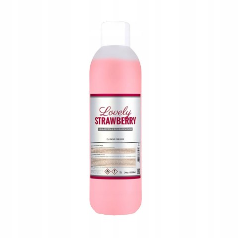 Euro Fashion Zmywacz do paznokci Lovely Strawberry 1000ml Euro Fashion Zmywacz do paznokci Lovely Strawberry 1000ml