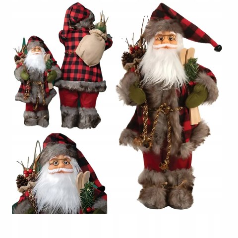 FIGURKA DUŻY ŚWIĘTY MIKOŁAJ SKANDYNAWSKI DEKORACJA ŚWIĄTECZNA PREZENT 45CM FIGURKA DUŻY ŚWIĘTY MIKOŁAJ SKANDYNAWSKI DEKORACJA ŚWIĄTECZNA PREZENT 45CM