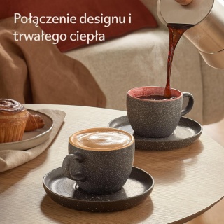 Filiżanki do Kawy 200 ml – Ceramiczny Zestaw 4 szt. Idealne na Prezent