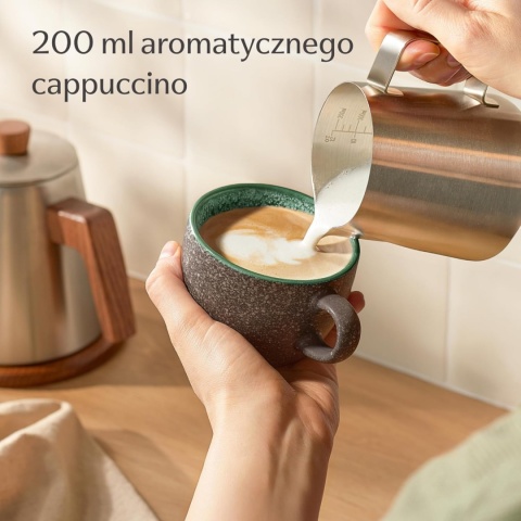 Filiżanki do Kawy 200 ml – Ceramiczny Zestaw 4 szt. Idealne na Prezent
