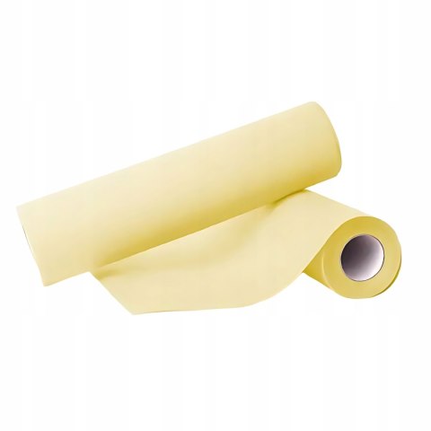 Mustaf Podkład/serweta podfoliowana ochronna kosmetyczna 30cm/20m ŻÓŁTA Mustaf Podkład/serweta podfoliowana ochronna kosmetyczna 30cm/20m ŻÓŁTA
