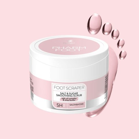 PHARM FOOT Foot Scraper wygładzający peeling solno-cukrowy 200g PHARM FOOT Foot Scraper wygładzający peeling solno-cukrowy 200g