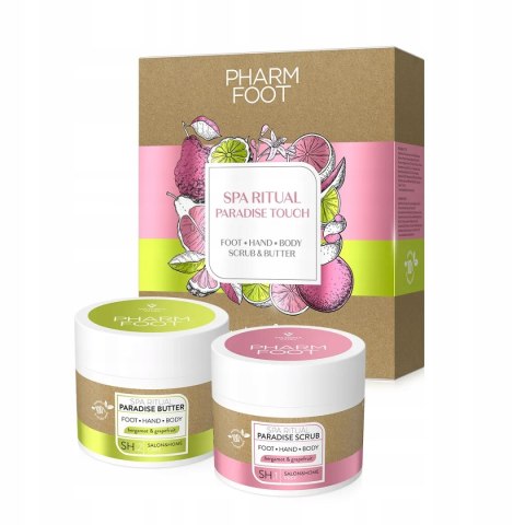 Pharm Foot Spa Ritual Paradise Touch Peeling i masło do ciała Pharm Foot Spa Ritual Paradise Touch Peeling i masło do ciała