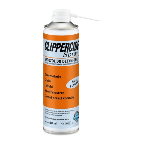 CLIPPERCIDE Spray 500 ml – Dezynfekcja ostrzy maszynek
