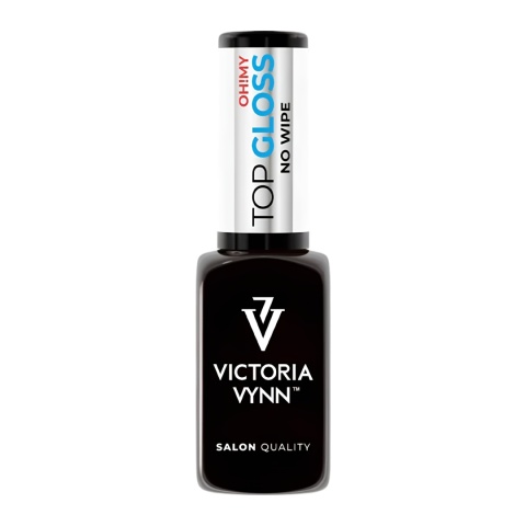 Victroia Vynn Zestaw Lakier hybrydowy 466 Devil`s Red + TopMy Gloss 2x8ml