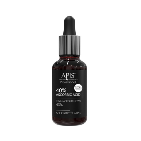 APIS Kwas askorbinowy 40% - rozjaśniający i wygładzający 30 ml