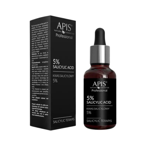 APIS Kwas salicylowy 5% - peeling oczyszczający na zaskórniki i rozszerzone pory 30 ml