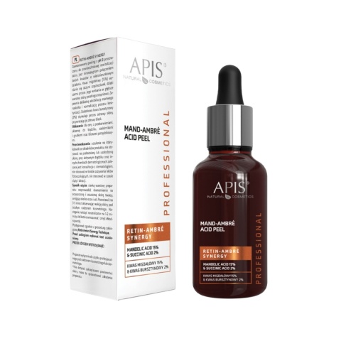 APIS Mand-Ambré Acid Peel - peeling na przebarwienia z kwasem migdałowym i bursztynowym 30 ml