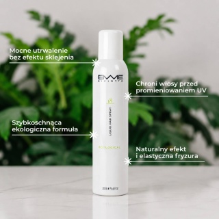 Emme Diciotto 18 Liquid Hair Spray — ekologiczny lakier do włosów z filtrem UV 250ml
