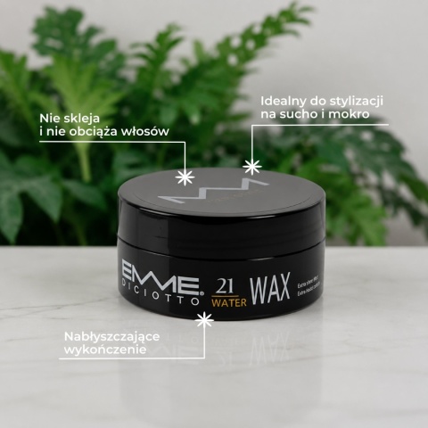 21 WATER WAX 75 ML - właściwości