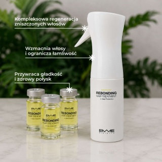 Emme Diciotto Rebonding Kit — zestaw do regeneracji i ochrony termicznej włosów