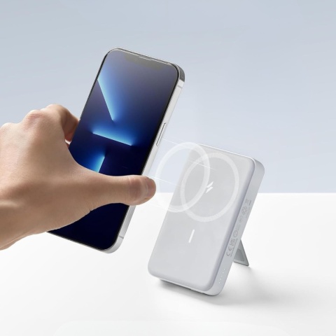 Magnetyczny powerbank do IPhone ANKER 633 biały 10 000 mAh