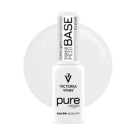 Victoria Vynn MANI PEDI BASE + PURE CREAMY HYBRID Top - zestaw baz hybrydowych nude 5 pak